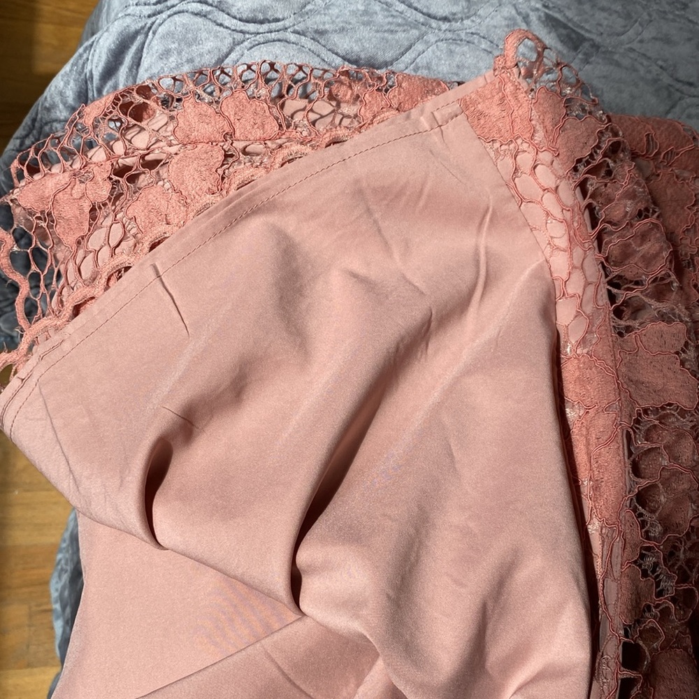 NWT Lace Dress Straps Clay - Pink size Medium - Picture 14 of 14